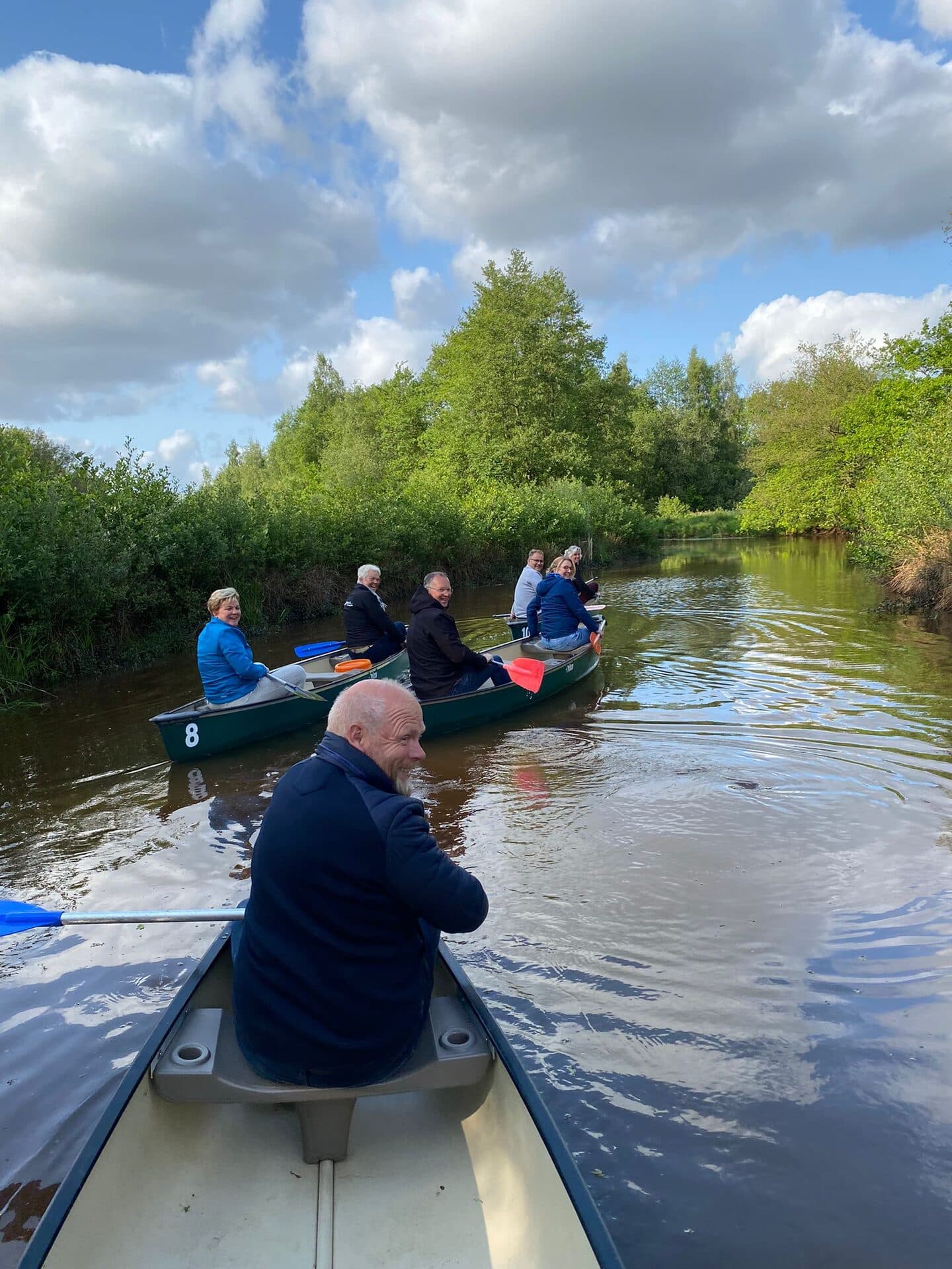 Kanoën over het Ruiten A Kanaal
